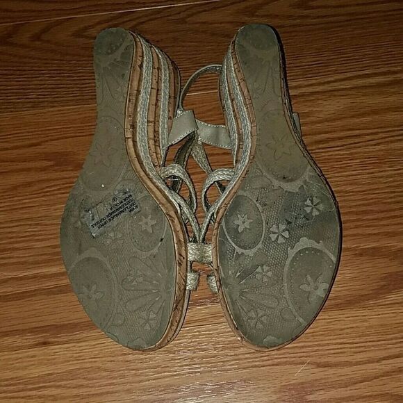 Adria burlap weave look Sz. 8 EEUC - Picture 3 of 4